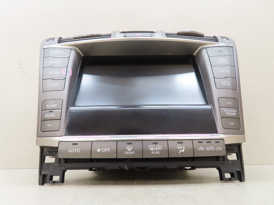 2007-2010 LEXUS LS460 LS600HL NAVIGATION GPS TOUCH SCREEN W/CLIMATE CONTROL