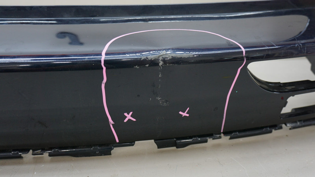 2008-2010 AUDI Q5 REAR BUMPER COVER PANEL PLASTIC BLACK OEM 8R0807385C