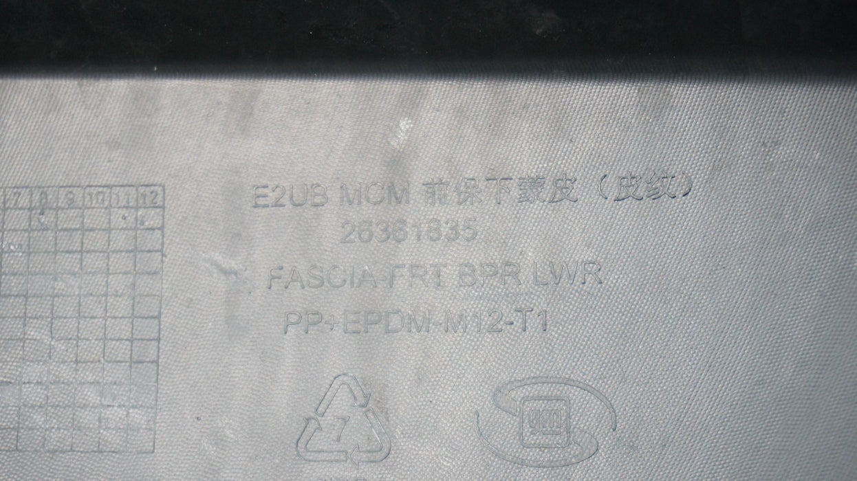 2024-2026 BUICK ENVISION FRONT LOWER BUMPER VALANCE PANEL OEM 26361835