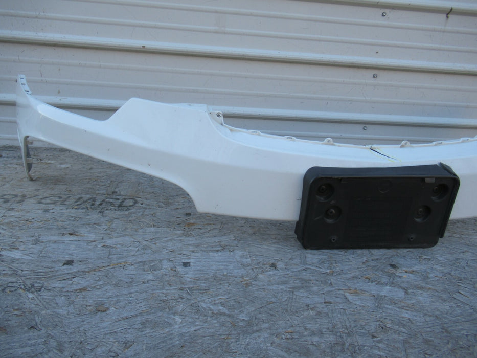 2007-2008 SATURN VUE FRONT UPPER BUMPER COVER PANEL WHITE PLASTIC FACTORY OEM