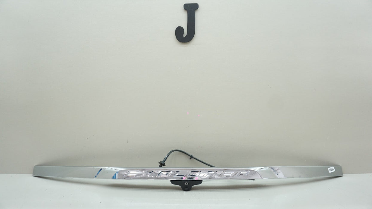 2016-2019 FORD EXPLORER REAR TRUNK CHROME TRIM W/CAMERA 230516A OEM 16 17 18 19