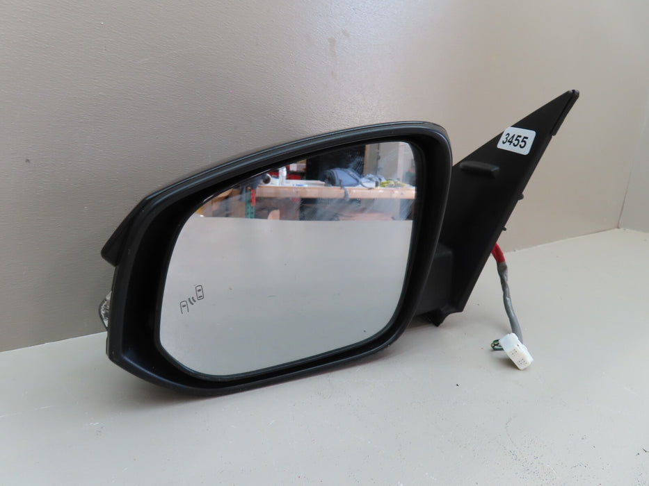 2015 TOYOTA RAV4 FRONT LEFT EXTERIOR POWER REAR VIEW MIRROR W/ BLIND SPOT OEM