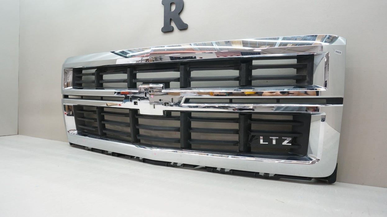 2014-2015 CHEVROLET SILVERADO 1500 FRONT BUMPER RADIATOR GRILLE AFTERMARKET CAPA