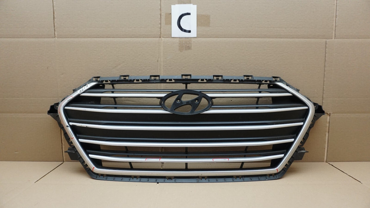 2017-2018 HYUNDAI ELANTRA FRONT UPPER RADIATOR GRILL GRILLE 86350-F3000 OEM