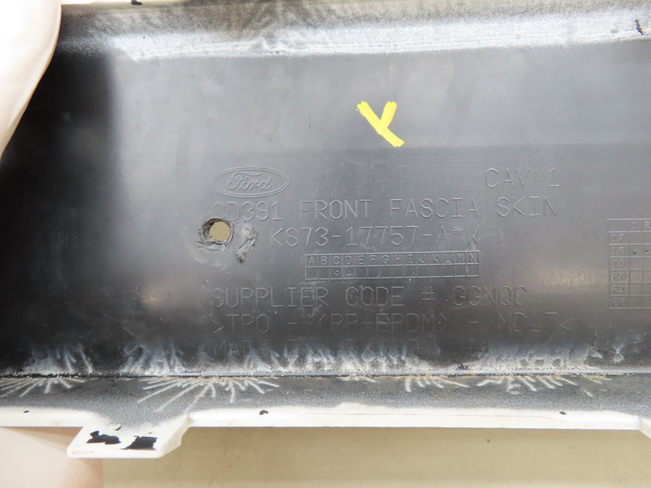 2019 2020 FORD FUSION FRONT BUMPER COVER OEM KS73-17757-A