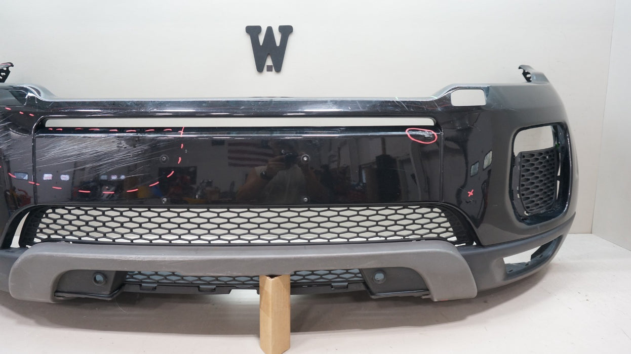 2016-2018 RANGE ROVER EVOQUE FRONT BUMPER COVER PANEL OEM GJ32-17F003