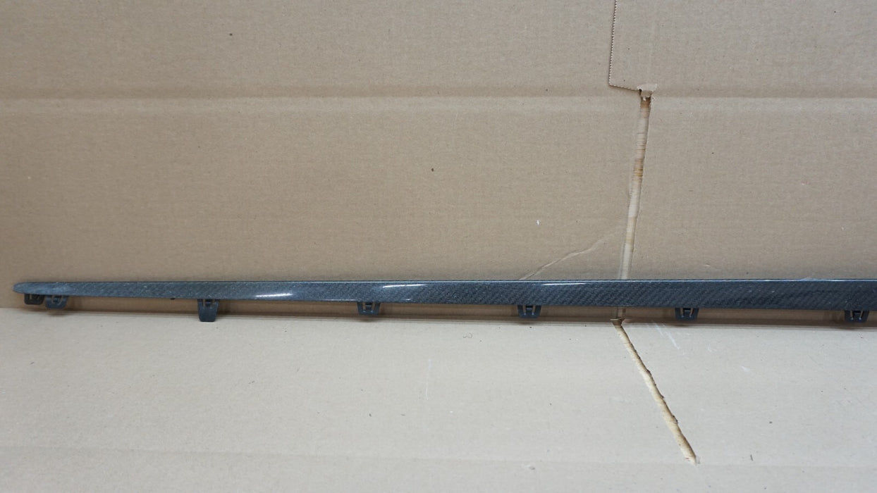 MERCEDES-BENZ W213 E63 AMG (S) CARBON FIBER SIDE SKIRT INSERTS OEM