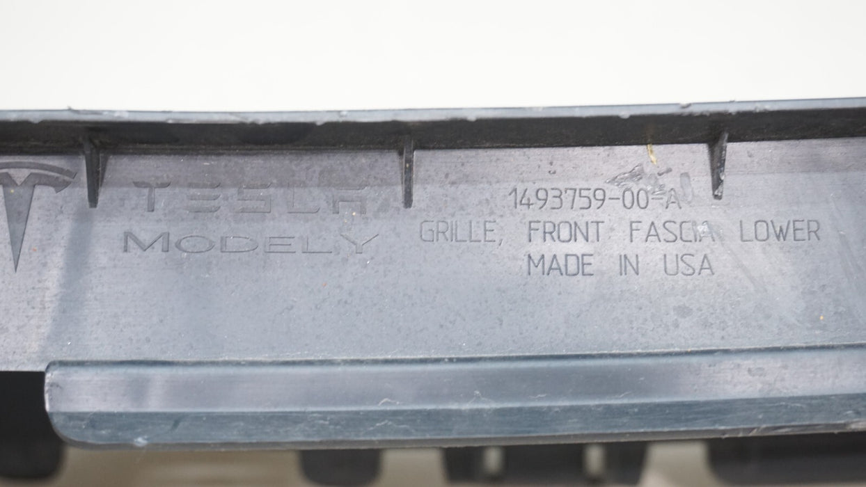 2020-2023 TESLA MODEL Y FRONT LOWER BUMPER GRILLE OEM 1493759-00-A