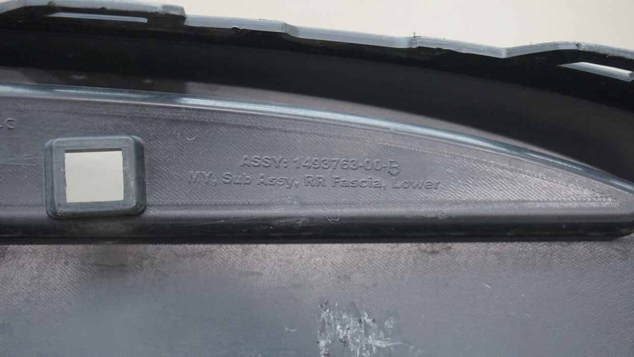 2020-2023 TESLA MODEL Y REAR LOWER BUMPER VALANCE COVER 1493763-00 OEM