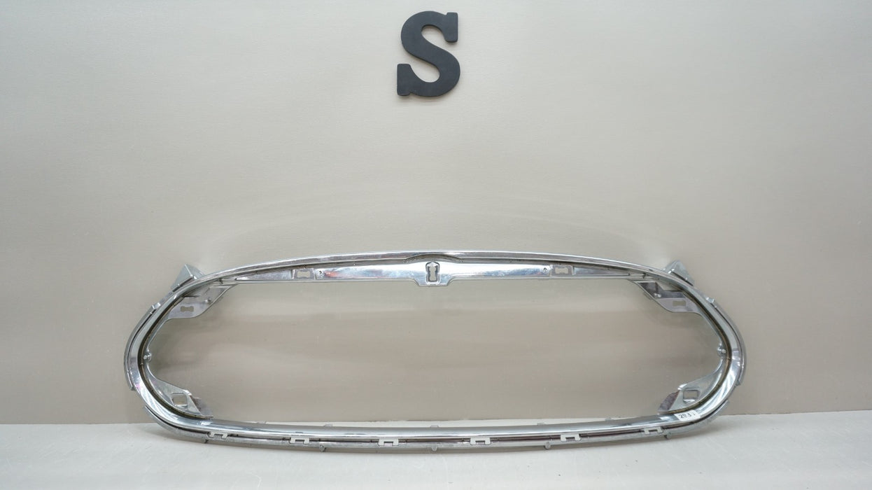 2012-2016 TESLA MODEL S FRONT BUMPER GRILLE CHROME SURROUND TRIM OEM 1017414-00