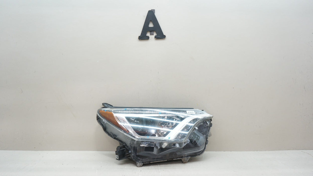 2016-2018 TOYOTA RAV-4 RAV4 FRONT RIGHT PASSENGER SIDE HALOGEN HEADLIGHT OEM
