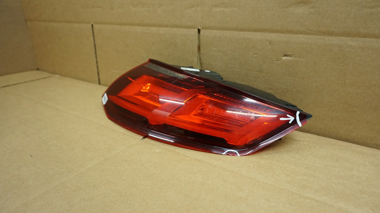 2016-2018 AUDI TT REAR RIGHT PASSENGER SIDE TAIL LIGHT BRAKE LAMP LED OEM