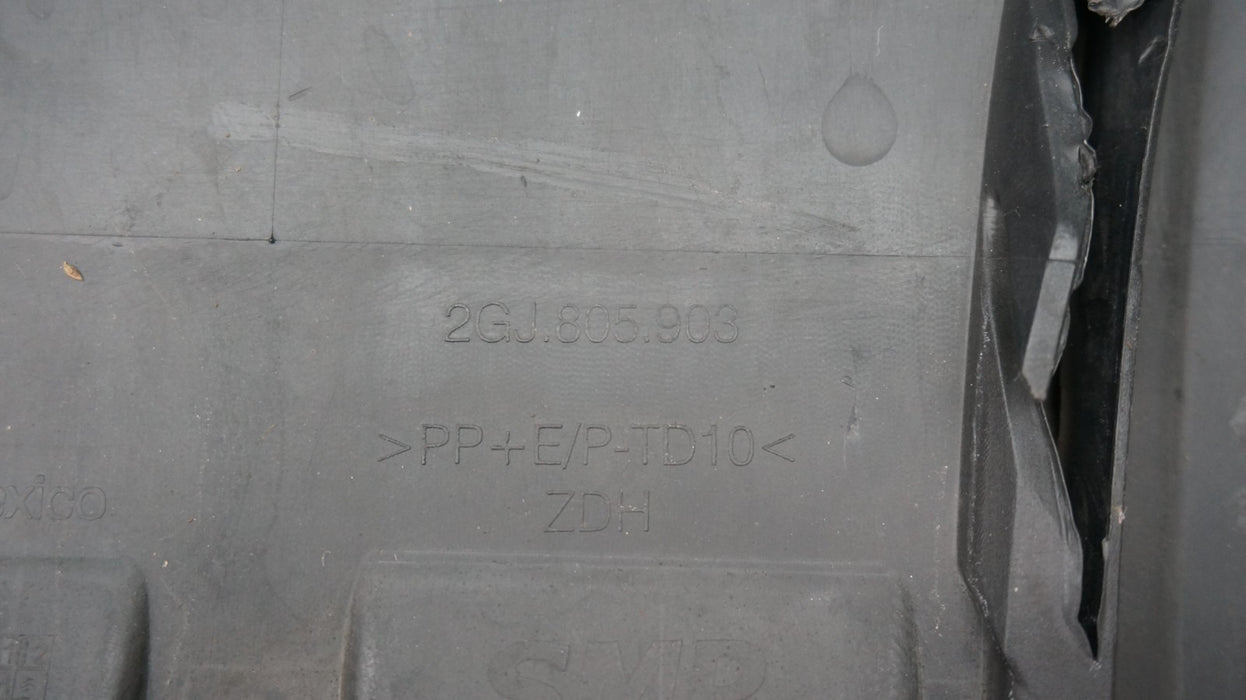 2021-2023 VOLKSWAGEN TAOS FRONT LOWER BUMPER COVER VALANCE 2GJ805903 OEM