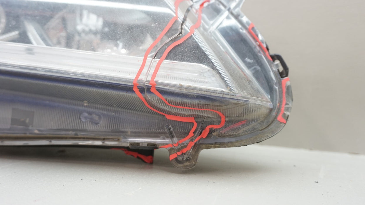 2016-2017 HONDA ACCORD FRONT RH RIGHT PASSENGER SIDE HEADLIGHT HALOGEN OEM