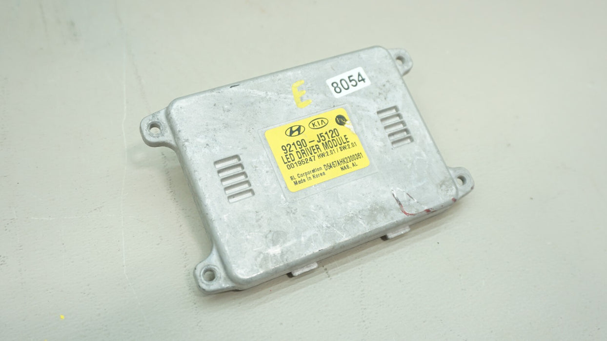 2018-2023 KIA STINGER LEFT DRIVERS SIDE LED HEADLIGHT COMPUTER MODULE OEM