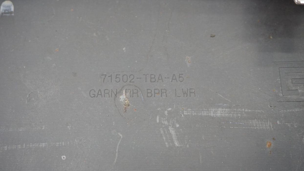 2019-2020 HONDA CIVIC REAR LOWER VALANCE TRIM 71502-TBA-A5 OEM 19 20