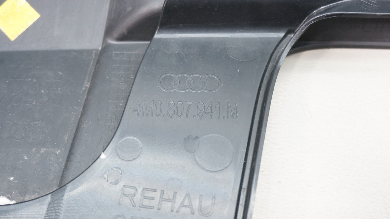 2020-2022 AUDI Q7 REAR LOWER BUMPER VALANCE PANEL OEM 4M0807941M