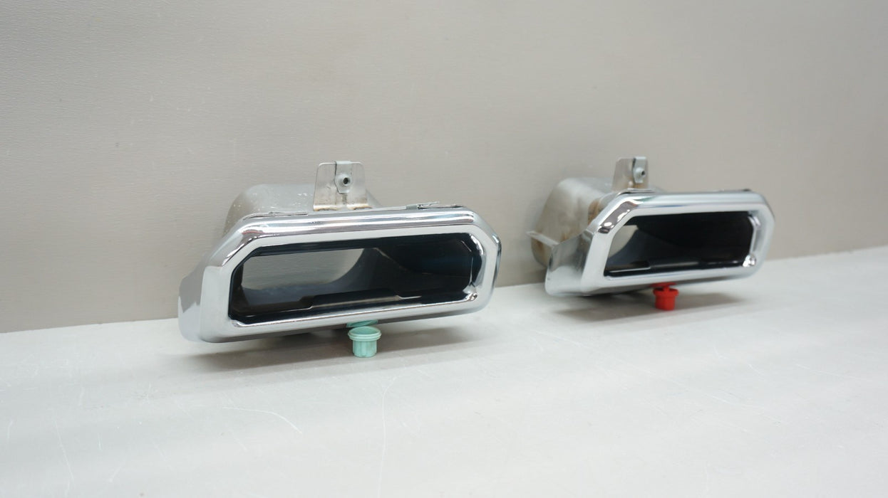 2021-2024 CHEVROLET SILVERADO GMC SIERRA 1500 CHROME EXHAUST TIPS 85084203 OEM