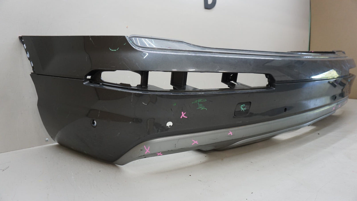 2017-2019 AUDI Q7 REAR BUMPER COVER W/ SPOILER VALANCE PANEL OEM 4M0807527B