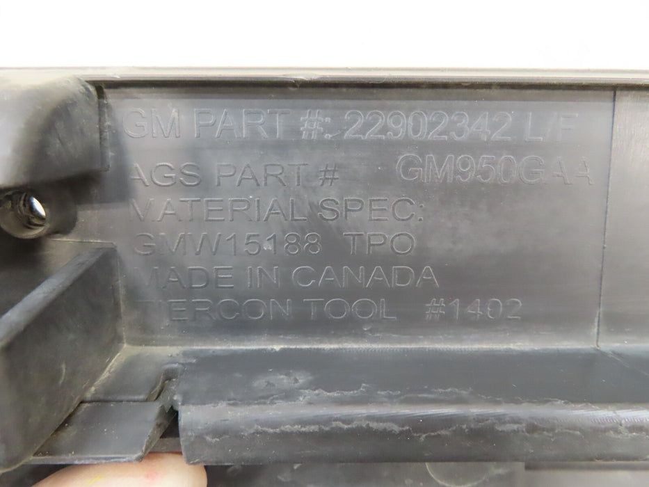 2014-2015 GMC SIERRA 1500 FRONT BUMPER COVER IMPACT SKID PLATE TRIM OEM 22902342
