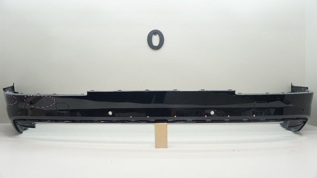 2017-2019 AUDI Q7 REAR LOWER BUMPER COVER VALANCE OEM 4M0807527B