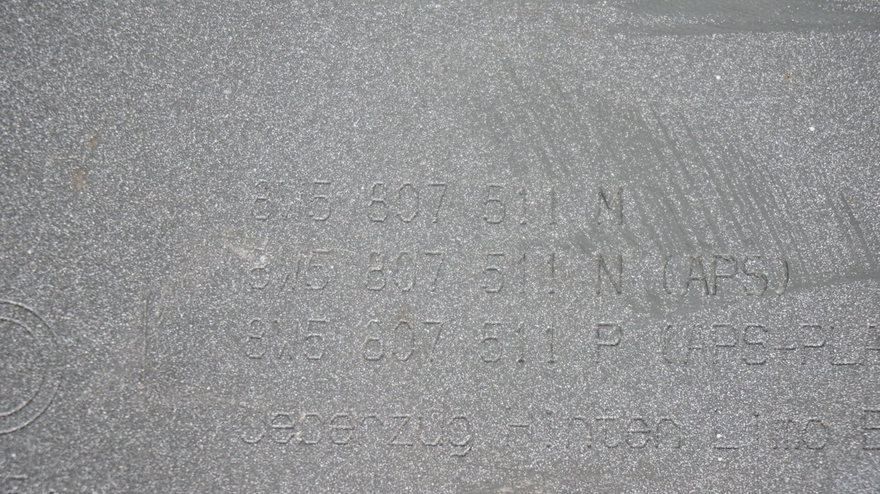 2020-2021 AUDI A4 REAR BUMPER COVER PANEL 8W5807511 OEM