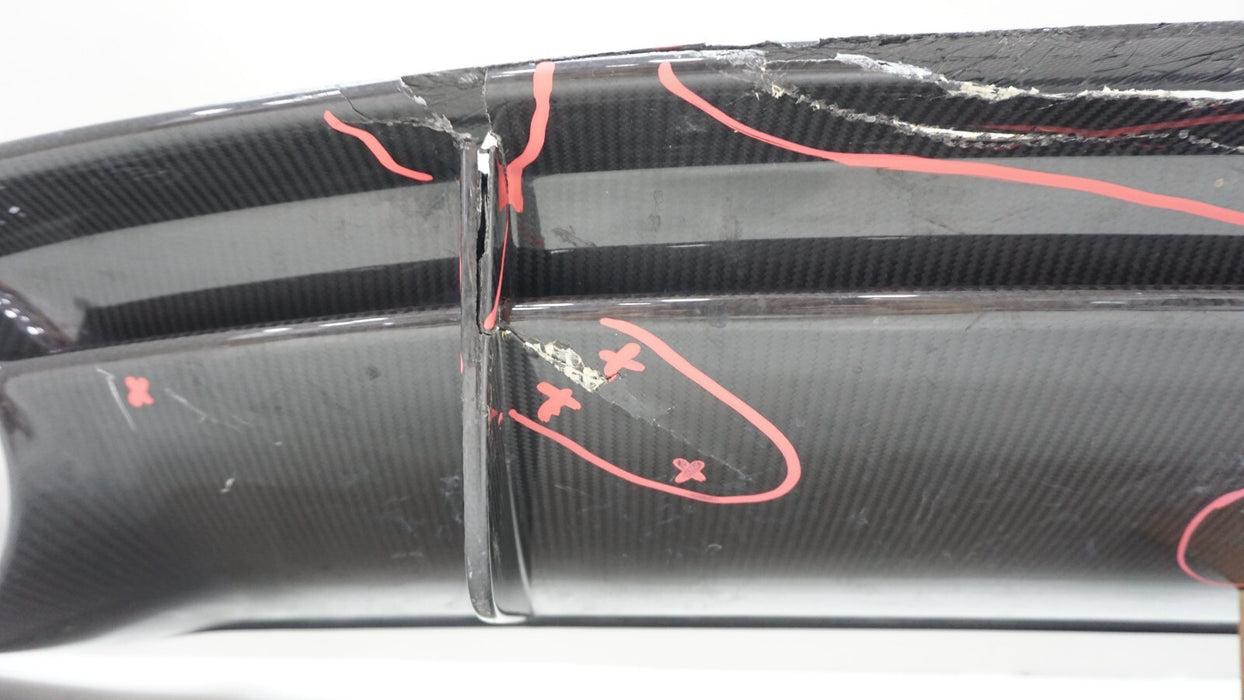 2014-2018 AUDI RS7 REAR LOWER BUMPER DIFFUSER CARBON FIBRE 4G8807521K OEM
