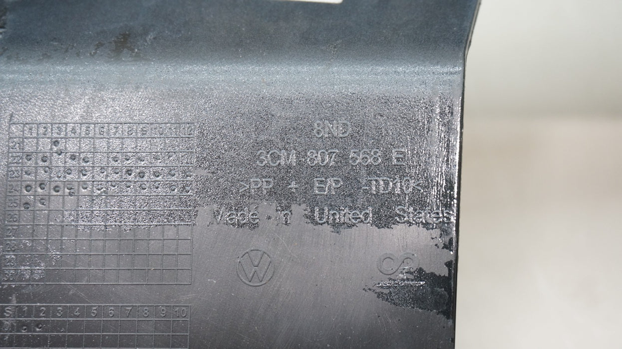 2020-2025 VOLKSWAGEN ATLAS CROSS SPORT R LINE REAR LOWER BUMPER OEM 3CM807568E