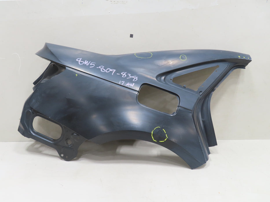 2017-2019 AUDI A4 REAR RIGHT PASSENGER SIDE BODY QUARTER PANEL OEM 8W5809838