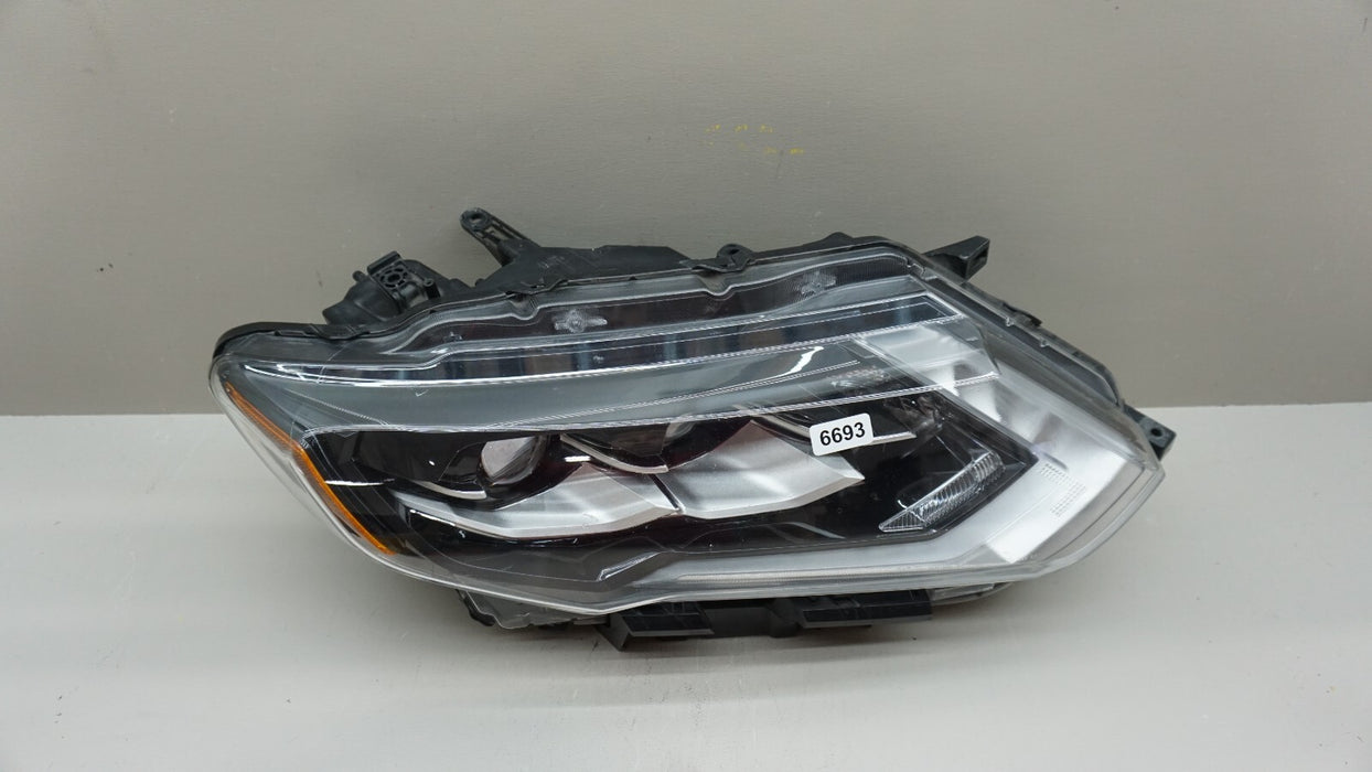 2017-2019 NISSAN ROGUE FRONT RIGHT PASSENGER SIDE HEADLIGHT LED OEM 17 18 19