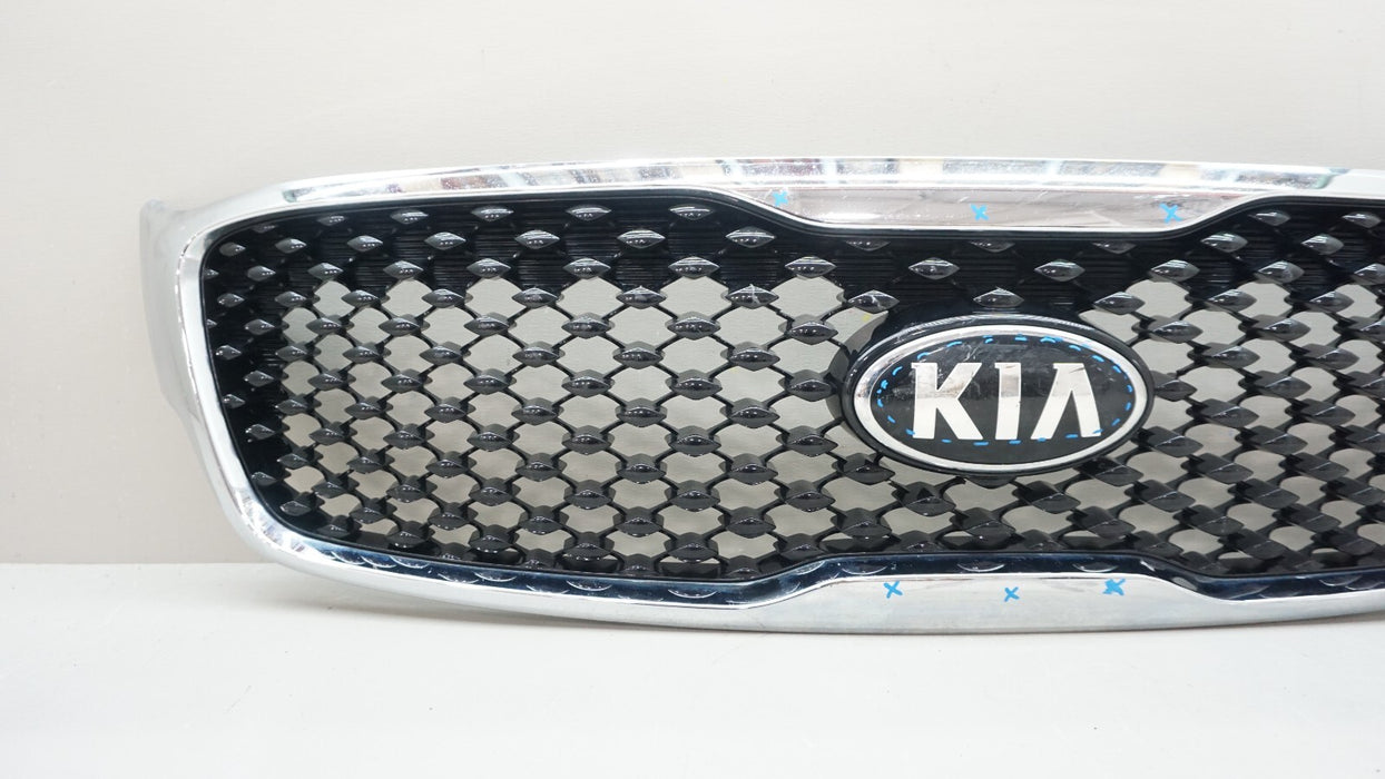 2016-2017 KIA SORENTO FRONT BUMPER UPPER GRILLE GRILL OEM 86350-C6010