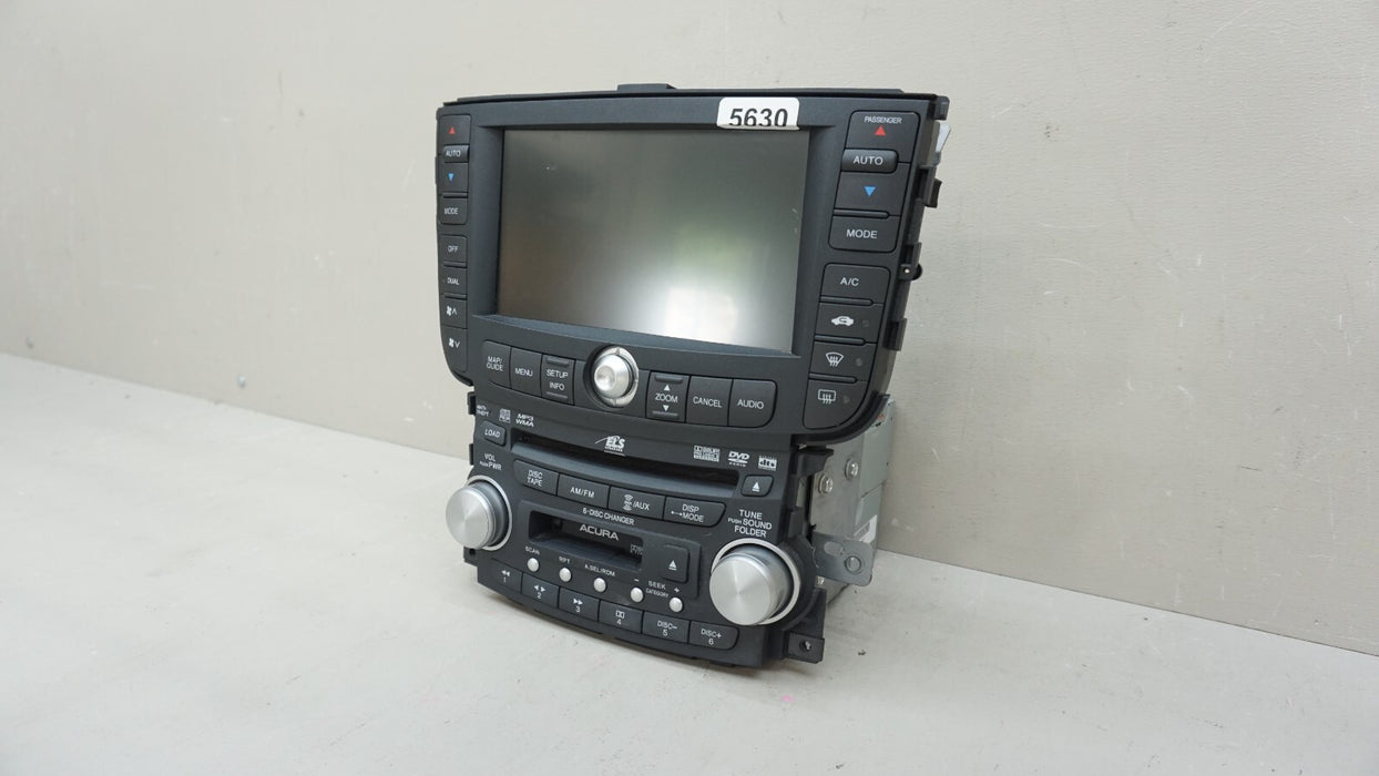 2007-2008 ACURA TL AM FM RADIO PLAYER NAVIGATION CLIMATE SCREEN OEM 39050-SEP-A3