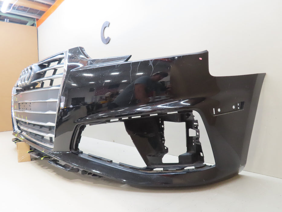 2017 2018 2019 AUDI S4 S-LINE B9 FRONT BUMPER COVER OEM 8W0807437AB