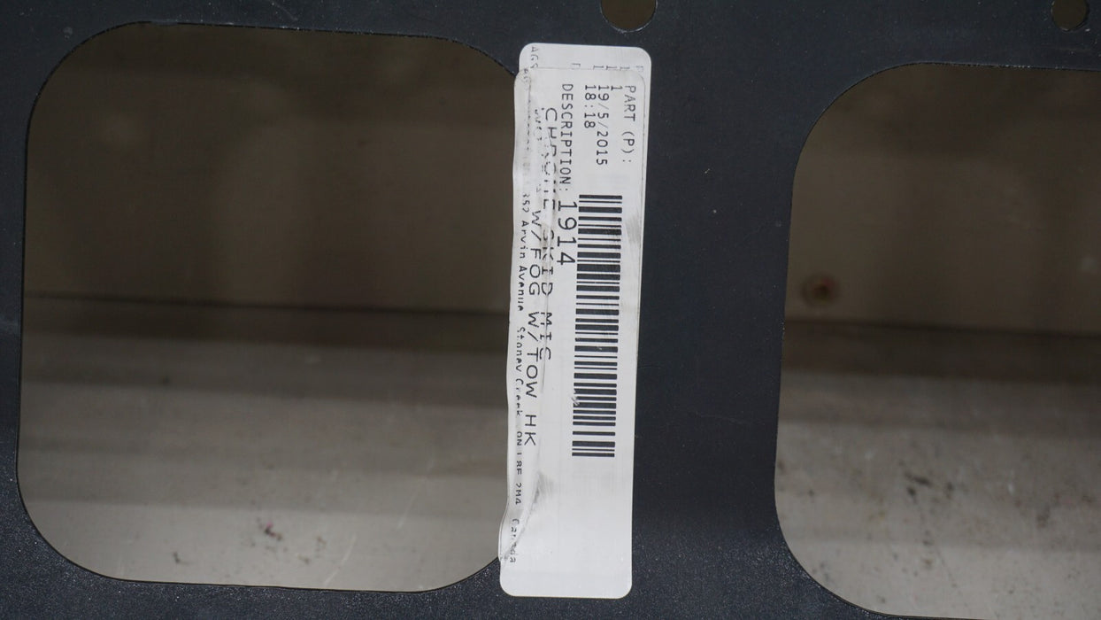 2014-2015 GMC SIERRA 1500 PICKUP FRONT METAL BUMPER COVER PANEL OEM 134Z15