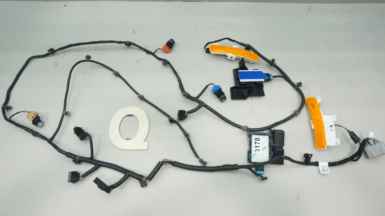 2023-2025 HYUNDAI PALISADE FRONT COMPLETE BUMPER WIRING HARNESS & SENSORS OEM