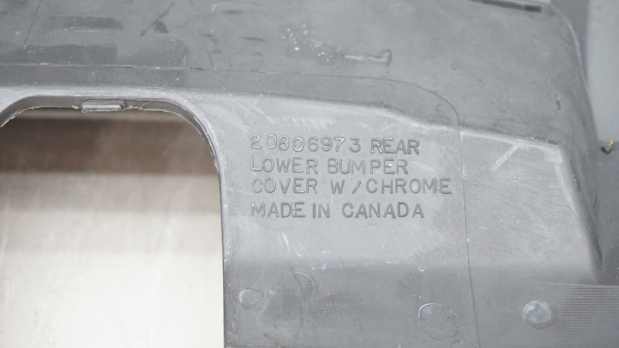 2010-2015 CHEVROLET EQUINOX REAR LOWER BUMPER VALANCE COVER 20806973 OEM