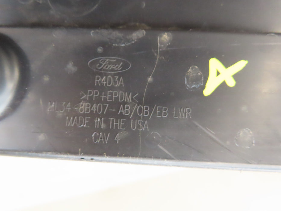 2021 FORD F-150 FRONT RADIATOR SUPPORT AIR DEFLECTOR PANEL OEM ML34-8B407-CB