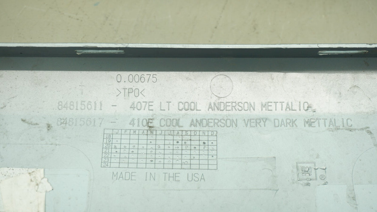 2017-2019 GMC ACADIA REAR LOWER BUMPER VALANCE OEM 84815611