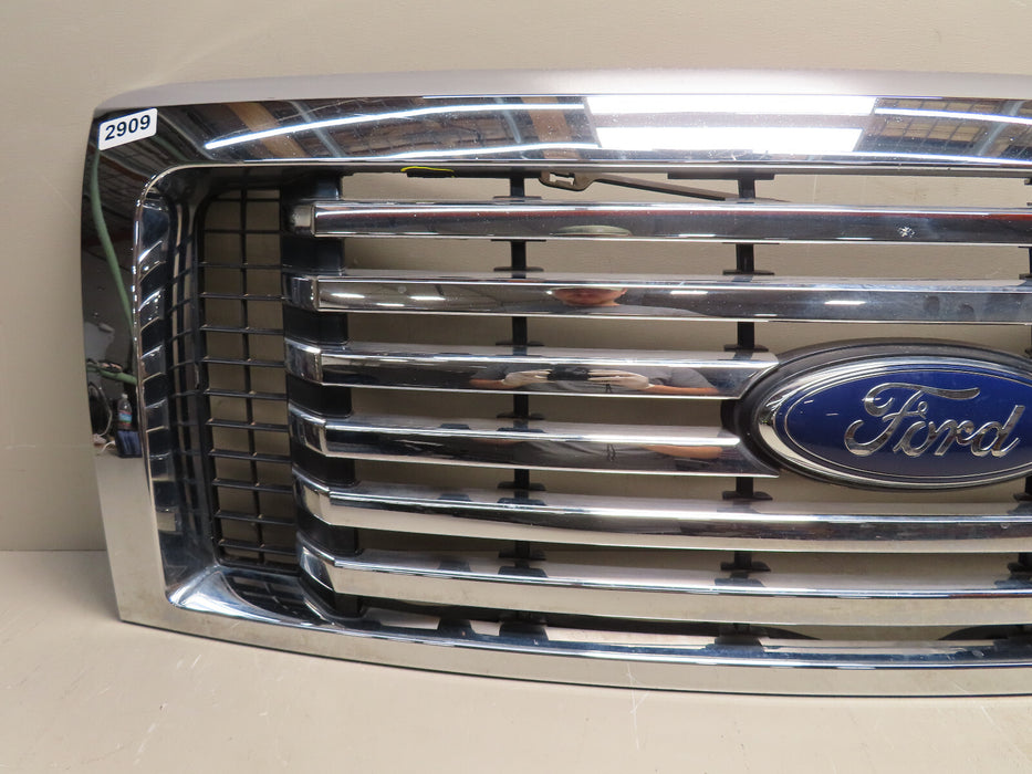 2009-2014 Ford F-150 XLT FRONT CHROME GRILL GRILLE OEM