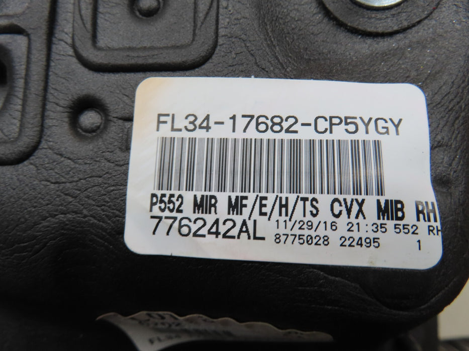 2015-2016 FORD F-150 FRONT RIGHT EXTERIOR MIRROR HEATED OEM FL34-17682-CP5YGY