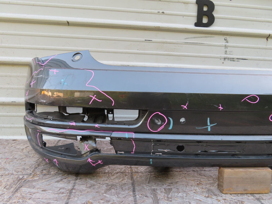 2016-2018 AUDI Q3 S-LINE REAR BUMPER COVER PANEL W/ LOWER VALANCE OEM 8U0807385C