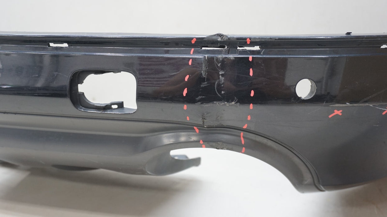 2010-2015 AUDI Q7 REAR LOWER BUMPER COVER PANEL W/ SENSOR HOLE OEM 4L0807521AH