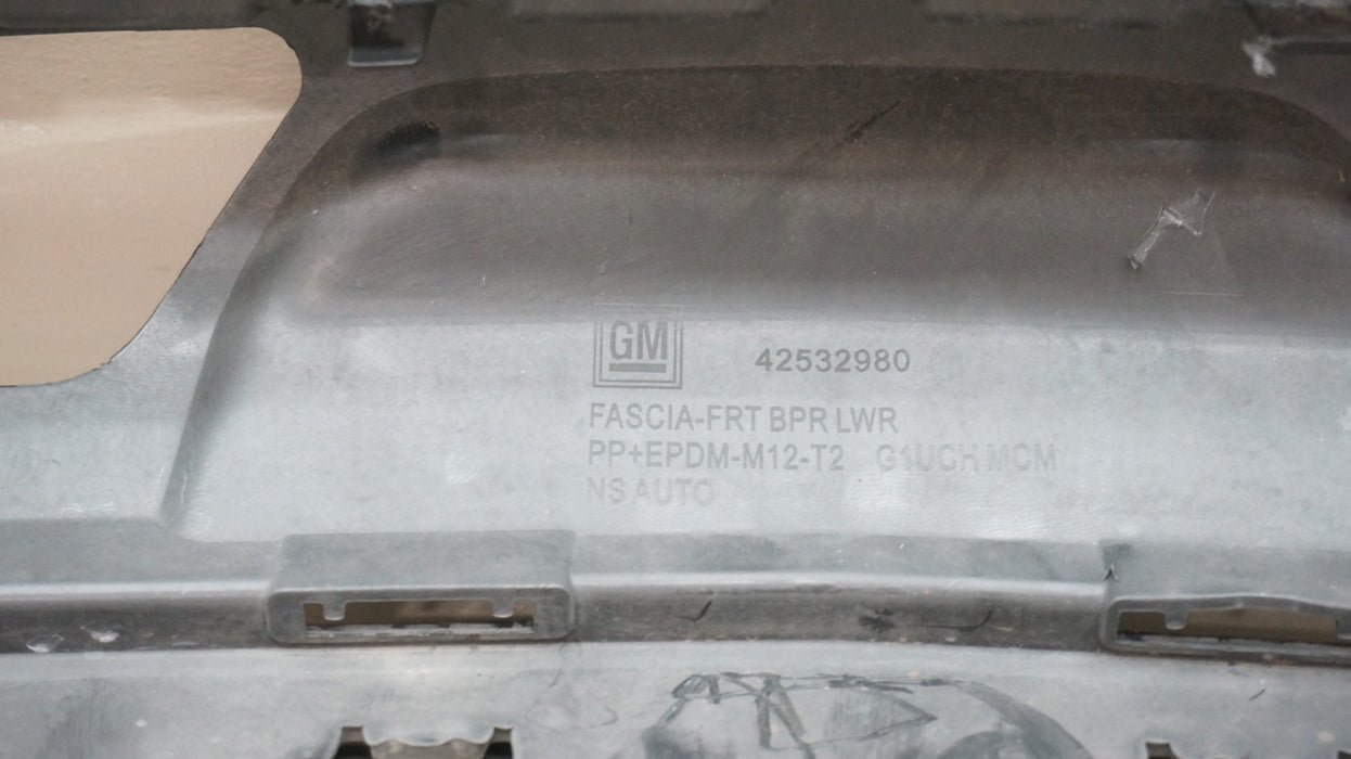 2017-2019 CHEVROLET TRAX FRONT LOWER5 BUMPER COVER VALANCE OEM 42532980