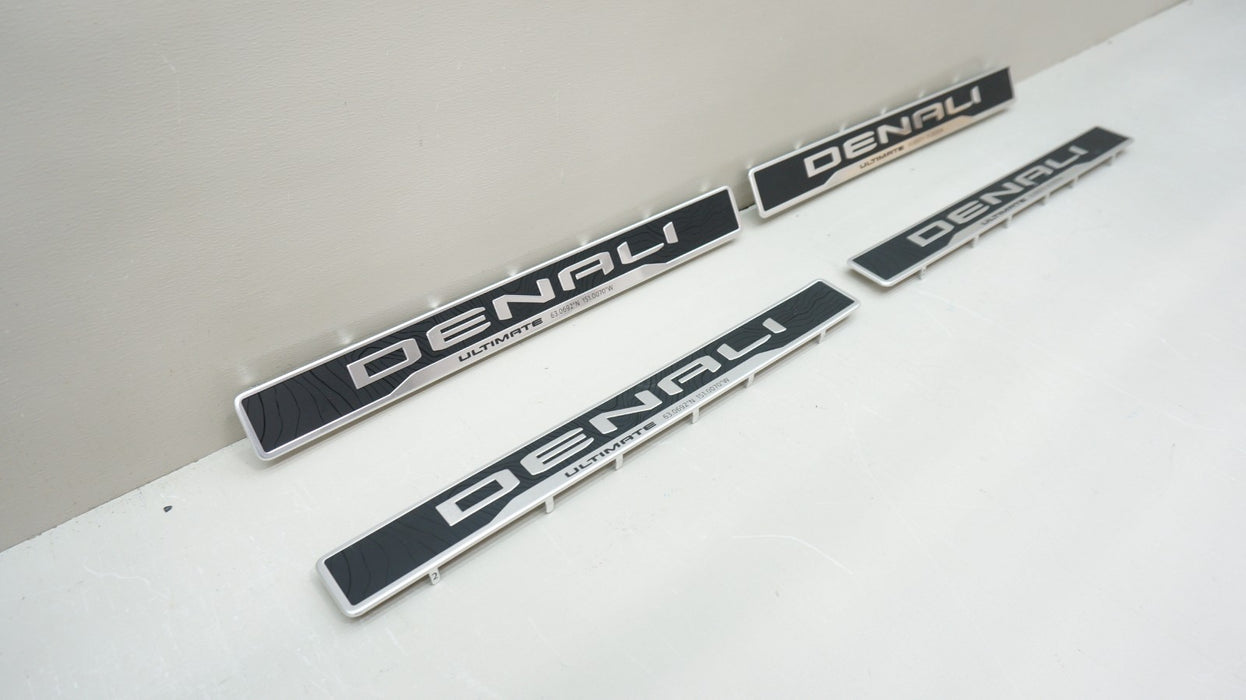 2021-2025 GMC YUKON DENALI DOOR SILL PLATES PACKAGE OEM *NEW*