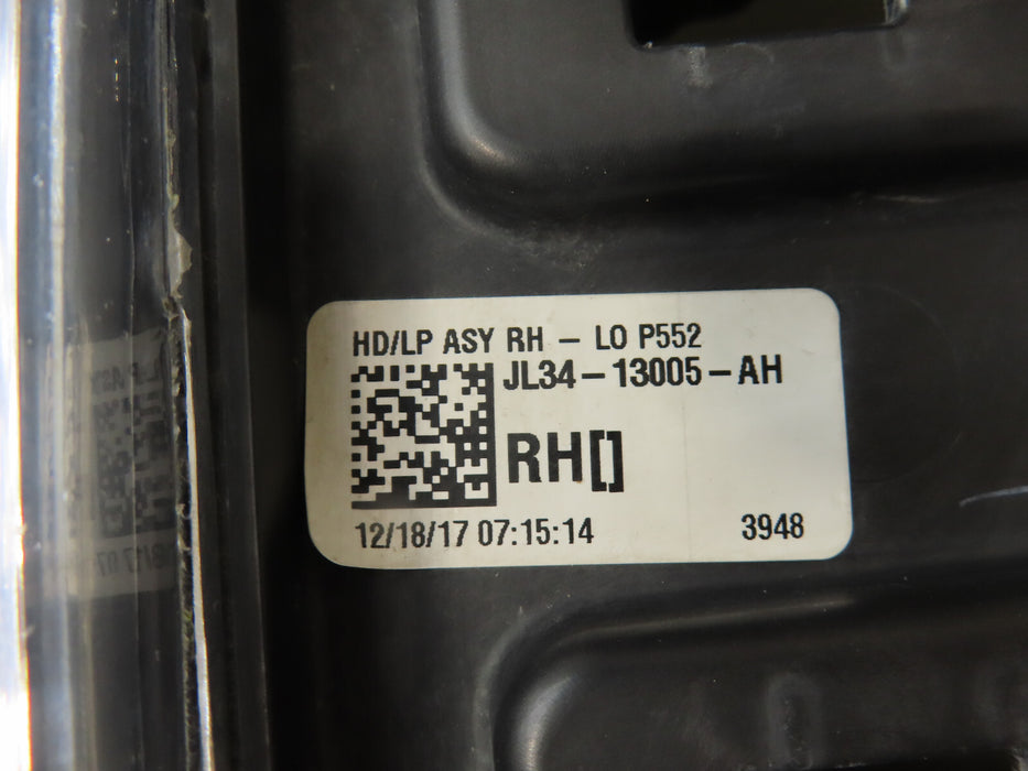 2018-2020 FORD F150 F-150 FRONT RIGHT PASSENGER HEADLIGHT HALOGEN OEM