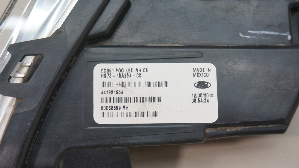 2017-2019 FORD FUSION FRONT RIGHT PASSENGER SIDE LED FOG LIGHT OEM HS73-15A254