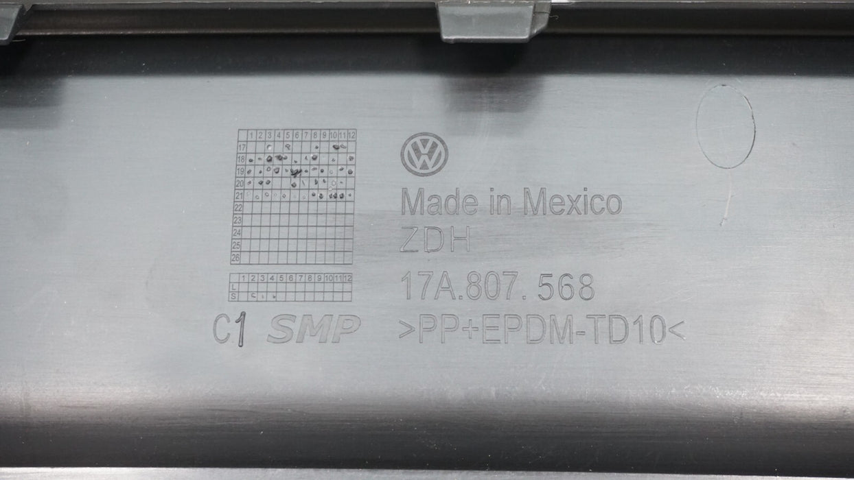 2019-2021 VOLKSWAGEN JETTA GLI REAR LOWER BUMPER VALANCE OEM 17A807568