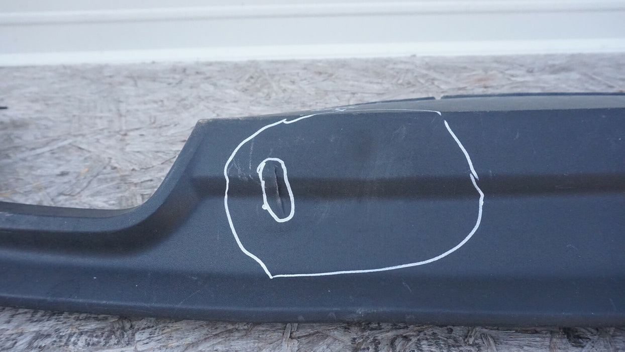 2011-2015 AUDI A6 S6 S-LINE REAR LOWER BUMPER COVER PANEL VALANCE 4G0807521B OEM