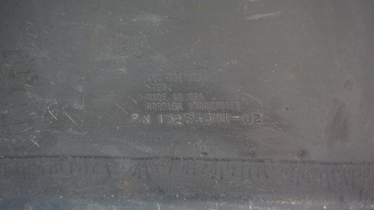 2008-2013 CADILLAC CTS REAR BUMPER COVER PLASTIC 15264301 OEM 08 09 10 11 12 13
