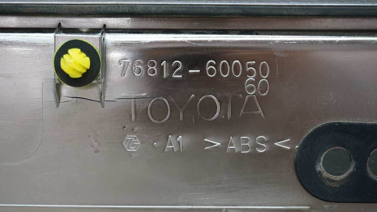 2008-2015 LEXUS LX570 REAR LICENSE PLATE HOLDER PANEL OEM 76812-60200